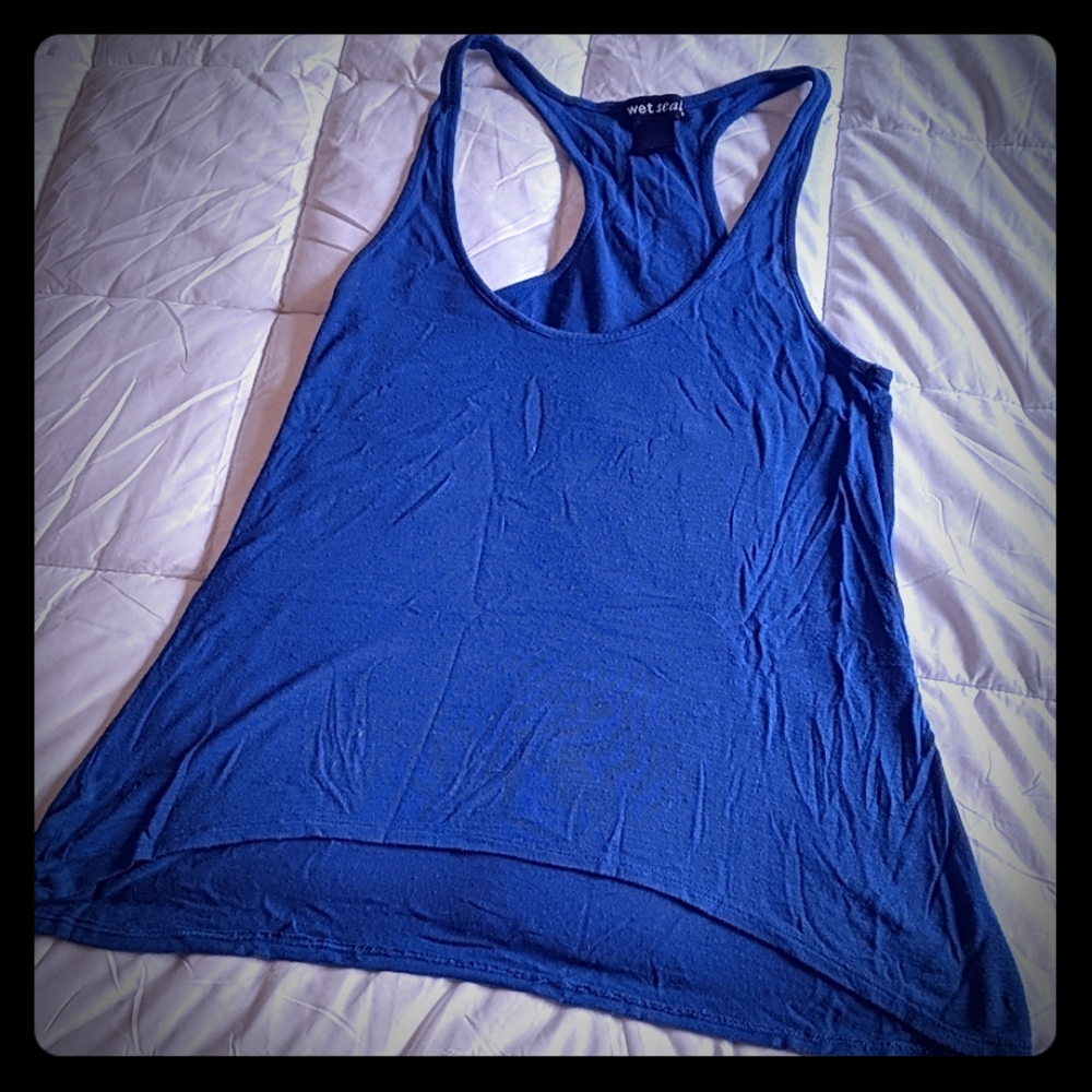 Blue tank top